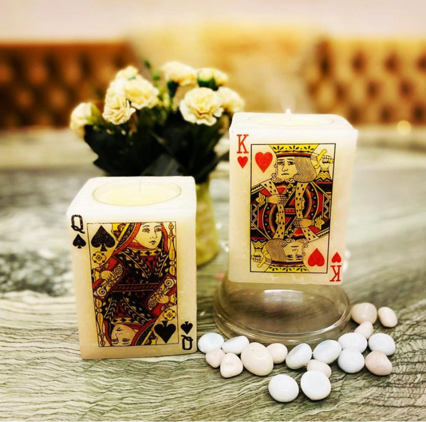 Poker Night Candle