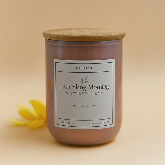 Ylang Ylang & Morning Mist Natural Soy Wax Candle