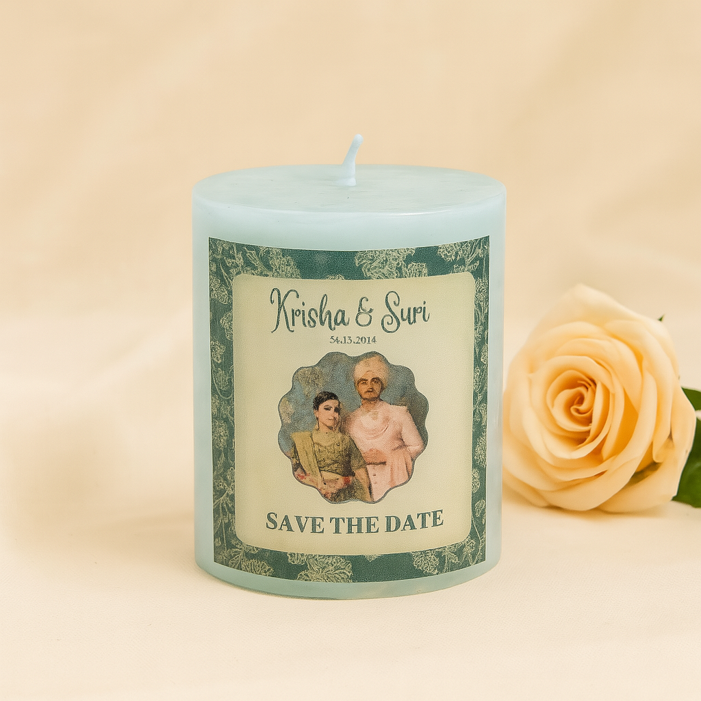 Save the Date Candle