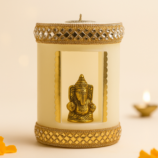 Ganeshji Temple Candle