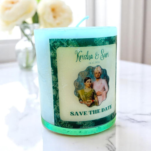 Save the Date Candle