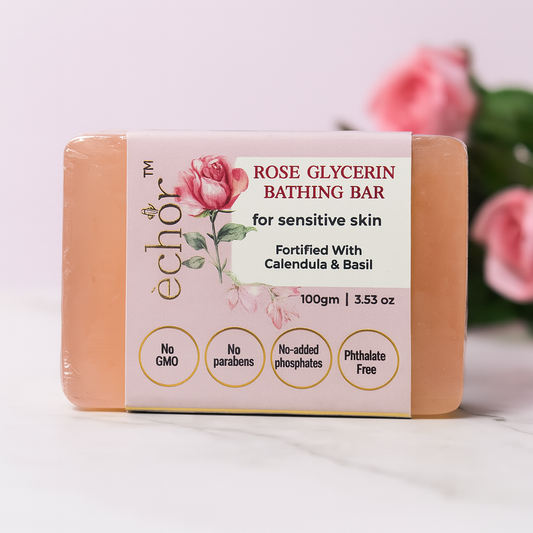 Rose Glycerin bathing bar